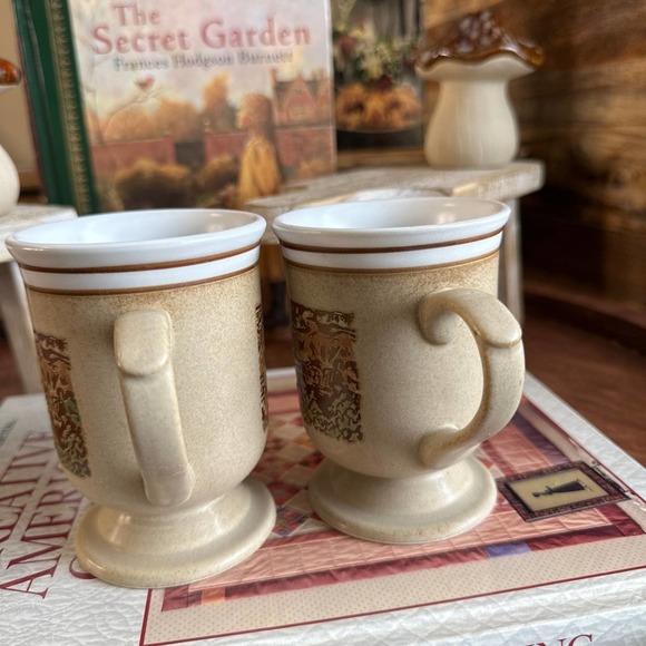 Rustic Grand Canyon embossed mug set of 2 - Picture 14 of 16